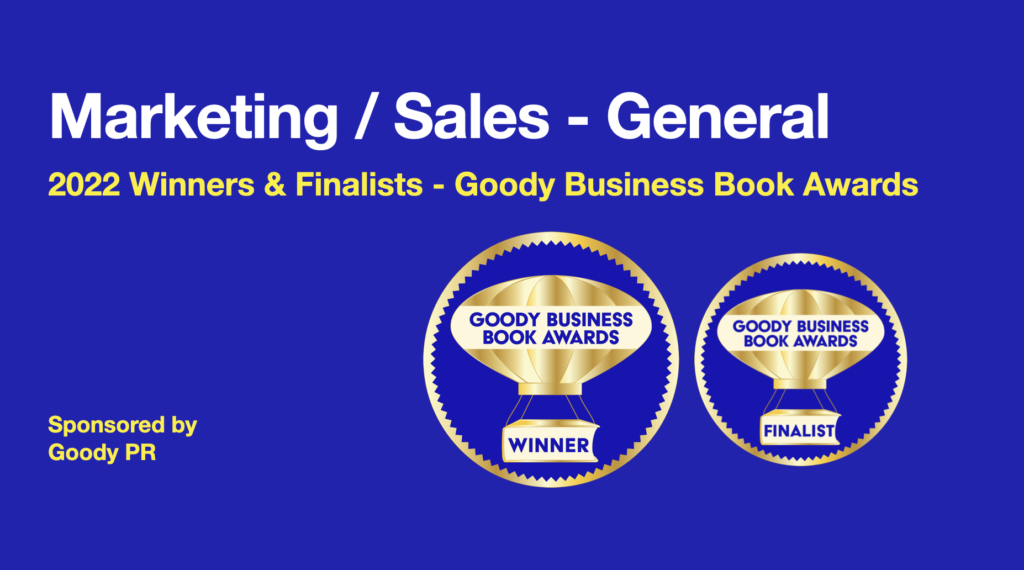 Banner announcing 2022 winners and finalist in Marketing - General Books.