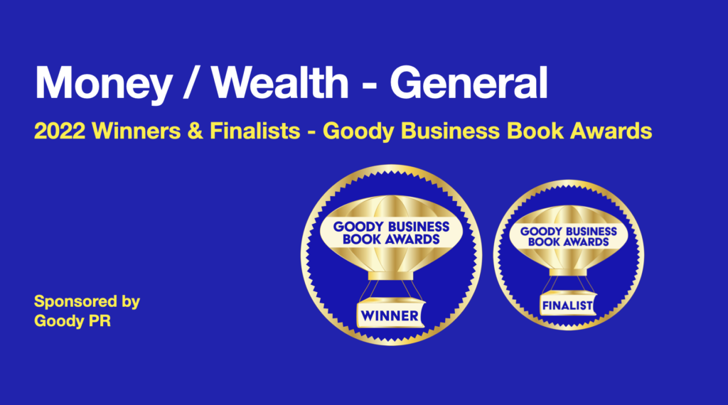 Banner announcing 2022 winners and finalist in Money & Wealth - General Books.