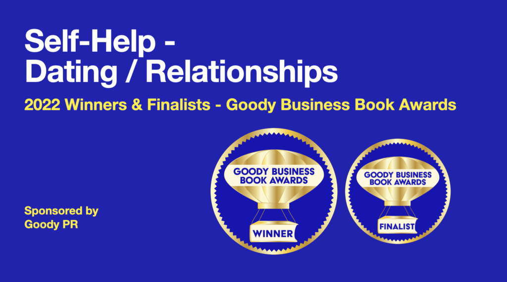 Banner announcing 2022 winners and finalist in Self-Help in Dating and Relationship Books.