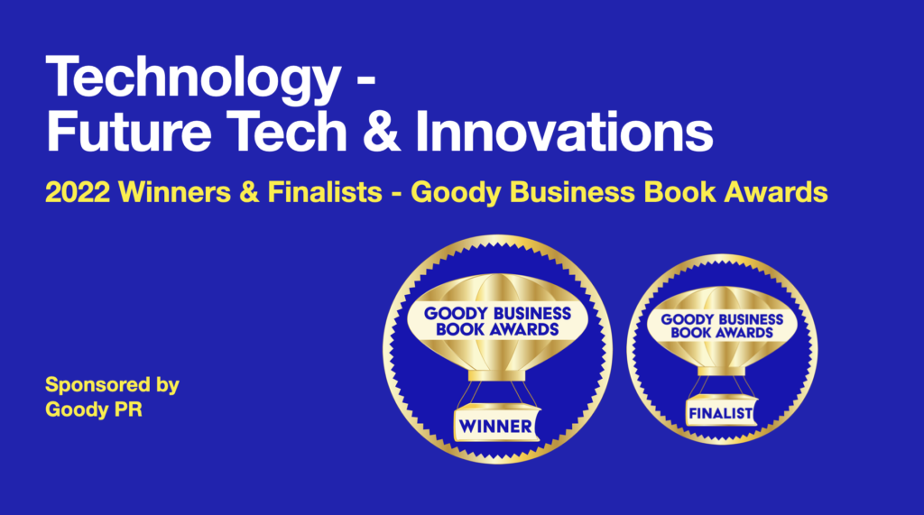 Banner announcing 2022 winners and finalist in Technology - Future Tech & Innovations Books.