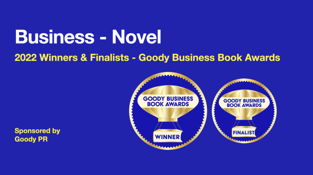 Banner announcing 2022 winners and finalist in Business - Novel Books.