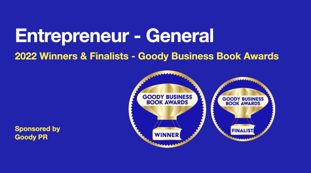 Banner announcing 2022 winners and finalist in Entrepreneur - General Books.