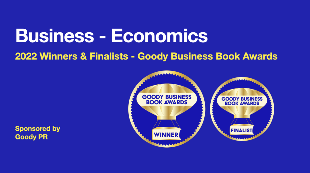 Banner announcing 2022 winners and finalist in Business - Economics Books.