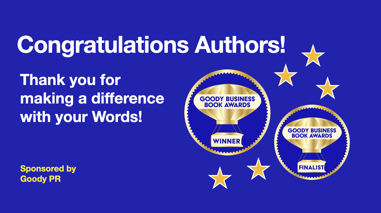 2022 Goody Business Book Awards With 111 New Award-Winning Authors ...