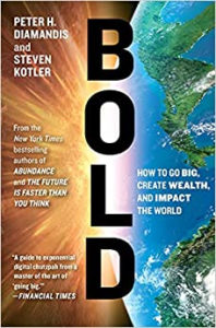 BOLD by Peter H. Diamandis recognized by Goody Business Book Awards on World Book Day as one of the top nonfiction business books.
