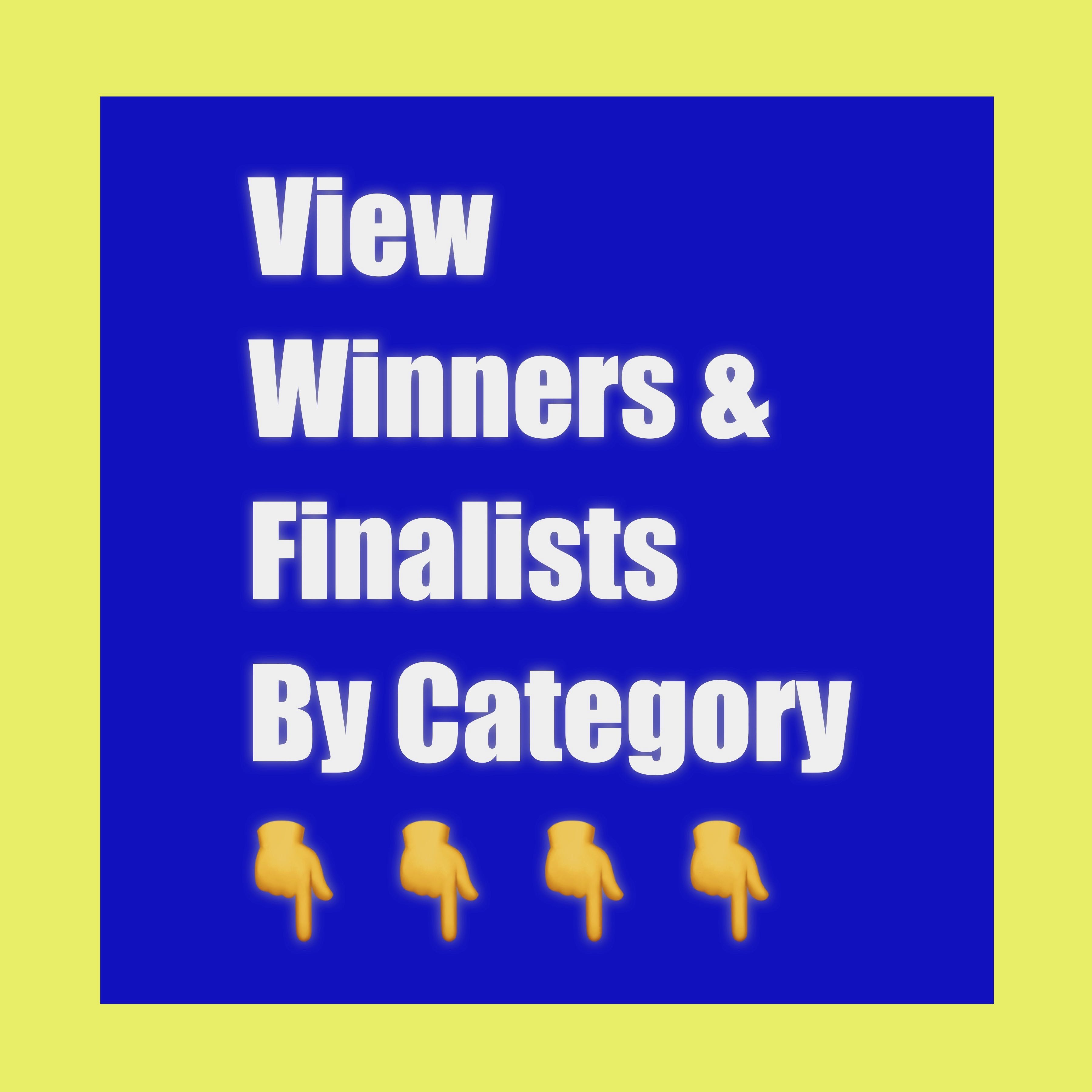 shows fingers pointing down to where the Award Winners by Category Menu is.